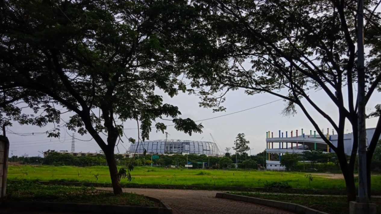 Penampakan Lahan Calon Sirkuit Formula E di Ancol