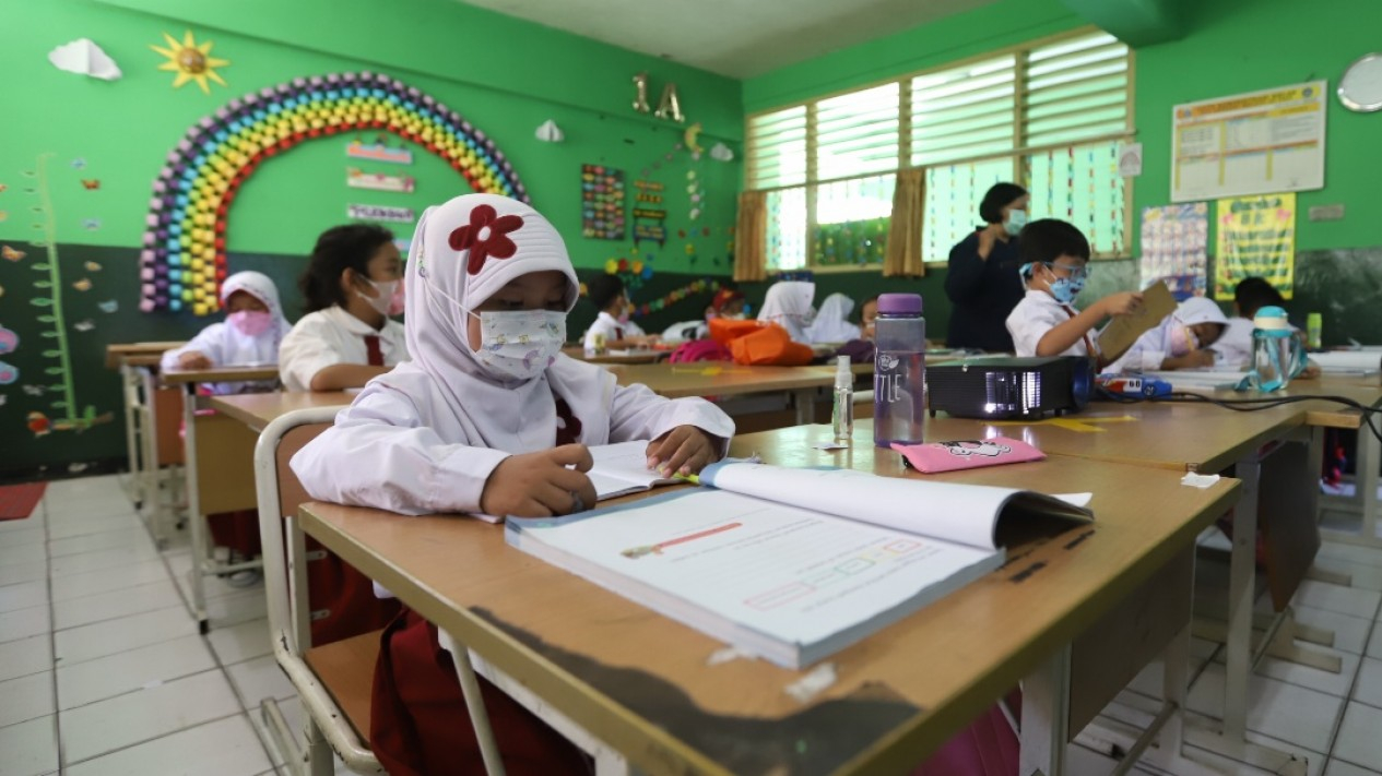 Pembelajaran Tatap Muka 100 Persen di Jakarta