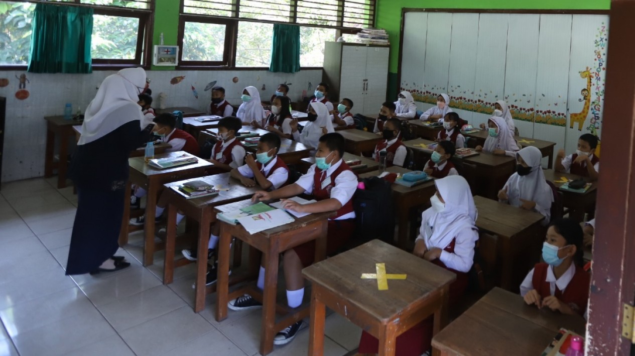 Pembelajaran Tatap Muka 100 Persen di Jakarta