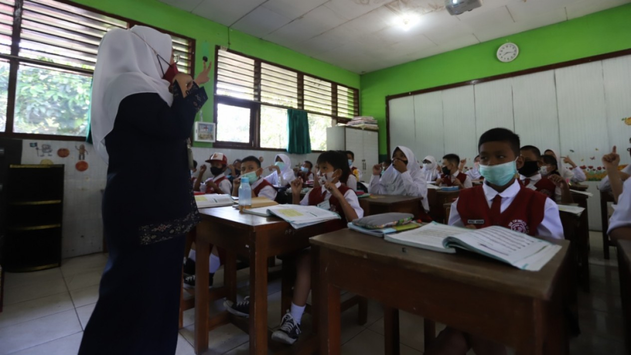 Pembelajaran Tatap Muka 100 Persen di Jakarta