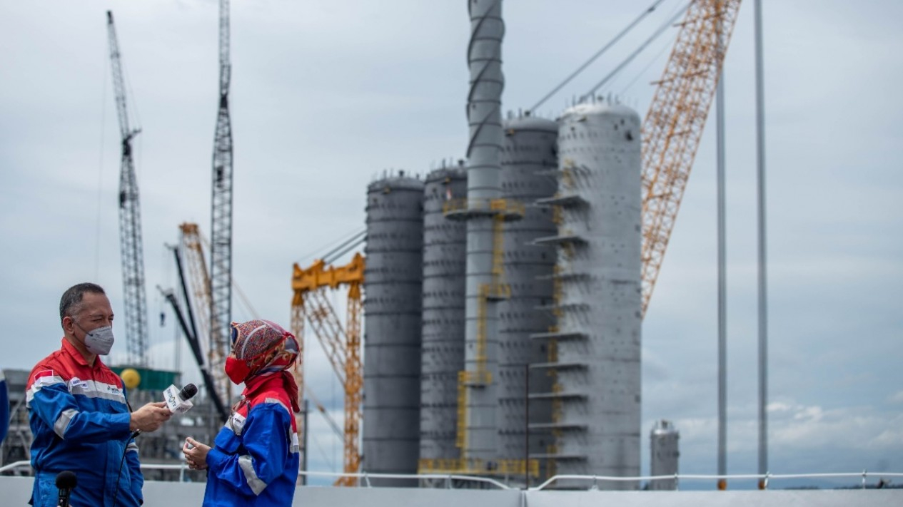 Progres RDMP Balikpapan Akhir 2021 Capai 46,92 Persen