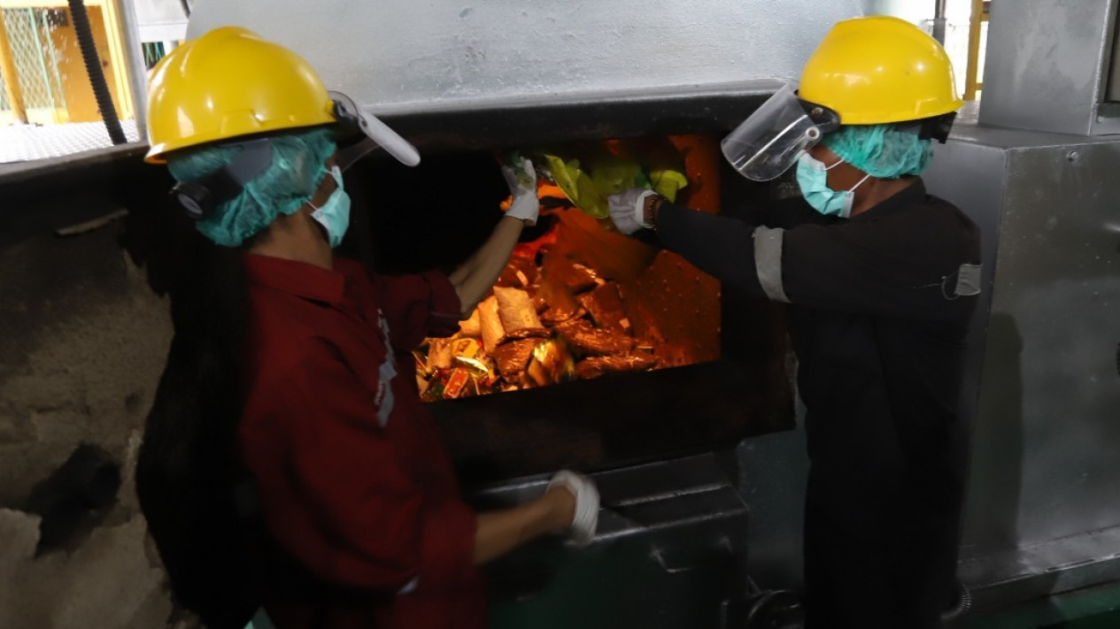 Pemusnahan Barang Bukti Narkoba