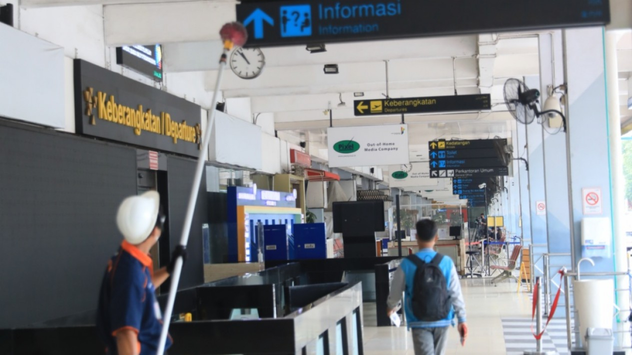Suasana Bandara Halim Perdanakusuma Usai Resmi Ditutup
