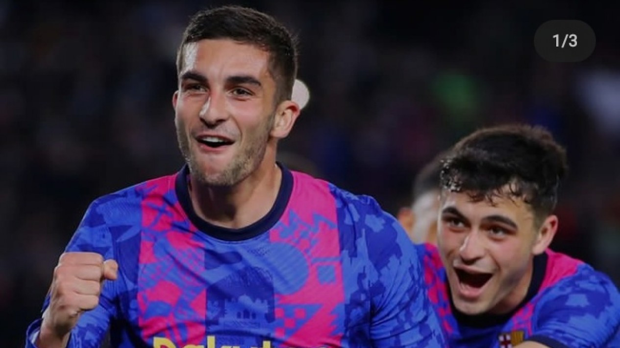 Gol Penalti Ferran Torres Selamatkan Muka Barcelona