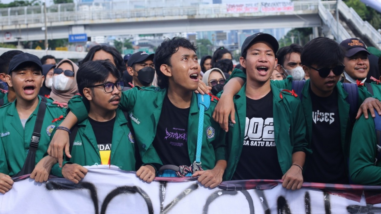 Demo Mahasiswa Depan DPR-RI