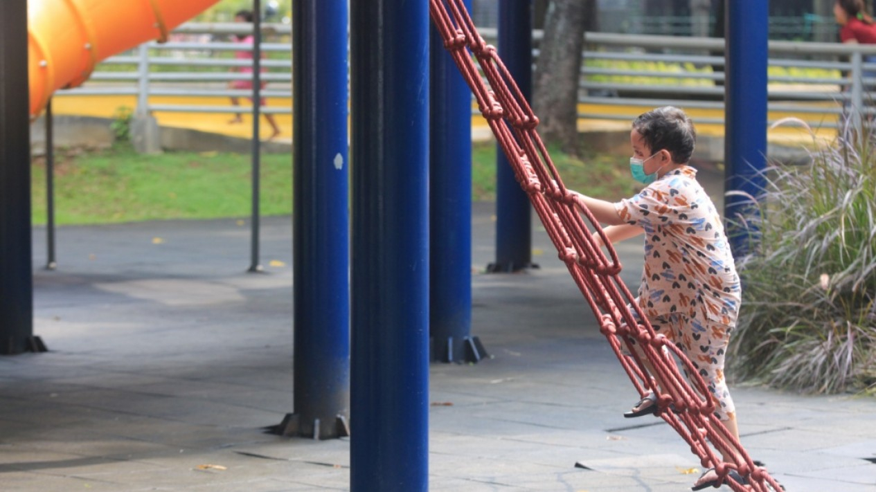 Liburan di Taman Puring Jakarta