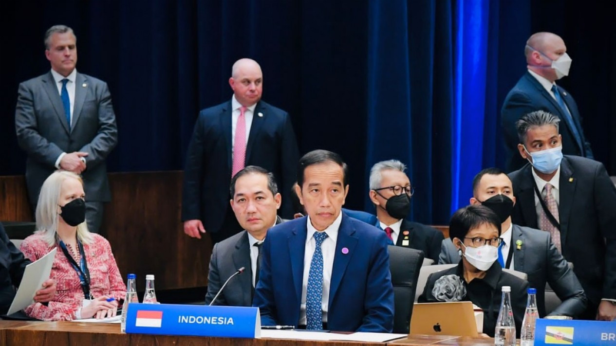 Jokowi Minta Hentikan Perang dalam Pertemuan ASEAN-AS