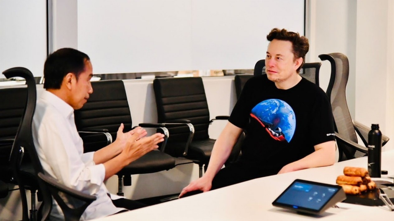 Jokowi Bertemu Elon Musk