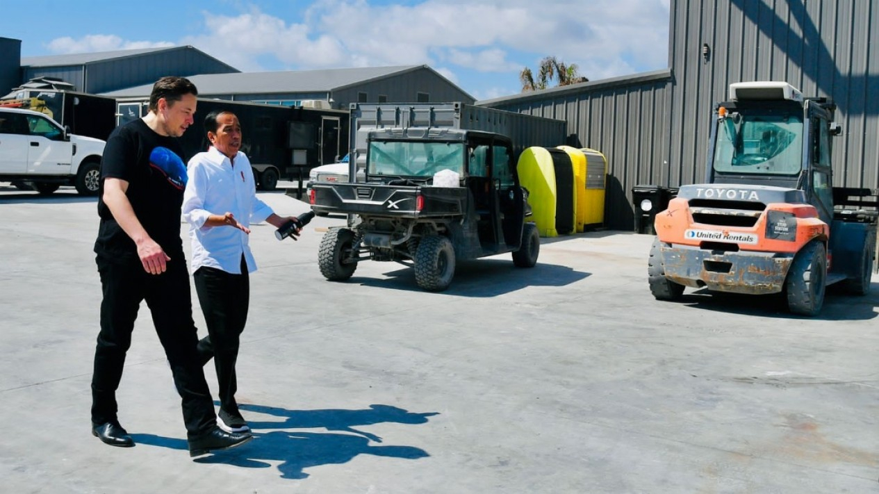 Jokowi Bertemu Elon Musk