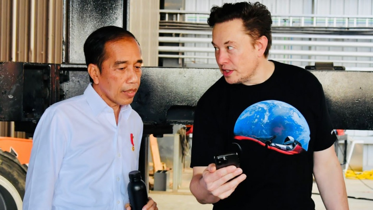 Jokowi Bertemu Elon Musk - Vlix.id