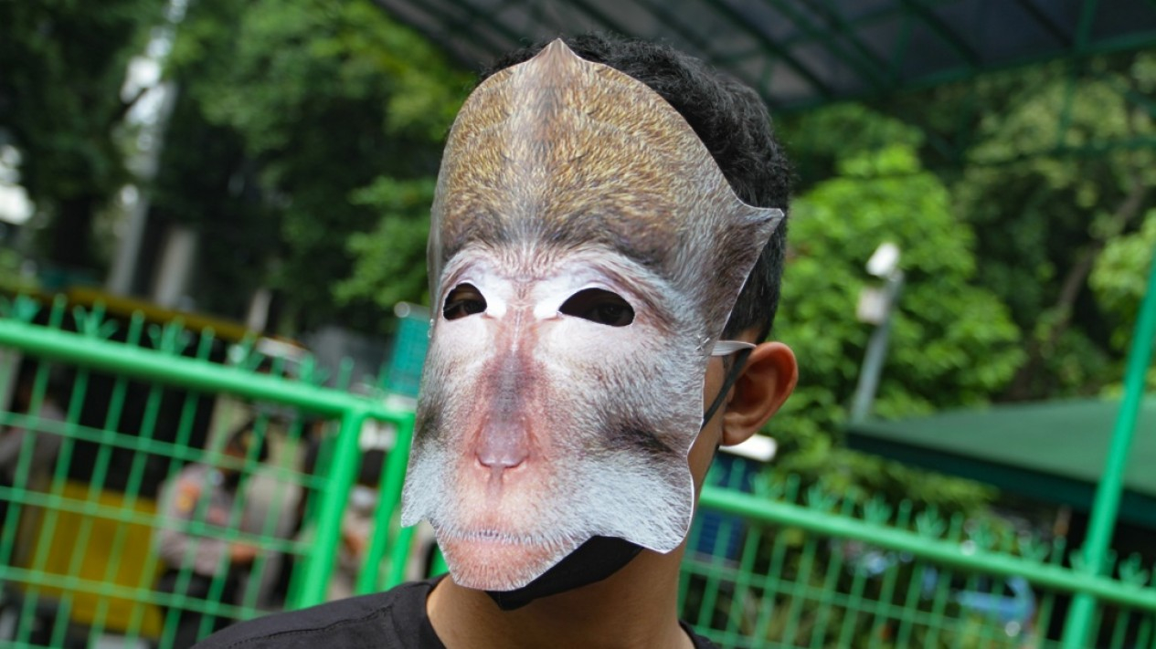 Aksi Tolak Perdagangan Monyet di Indonesia