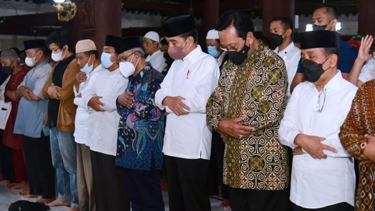 Jokowi Melayat Buya Syafii Maarif