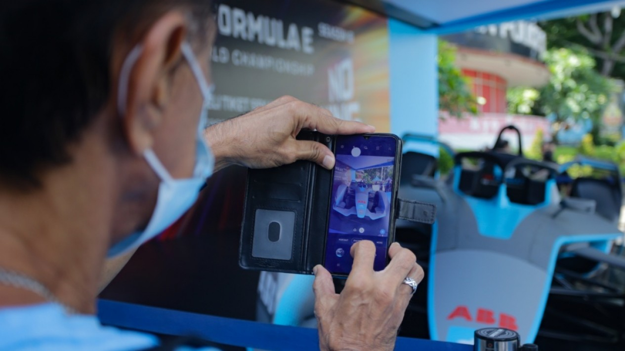 jelang Balapan, Mobil Formula E Majang di Bunderan HI