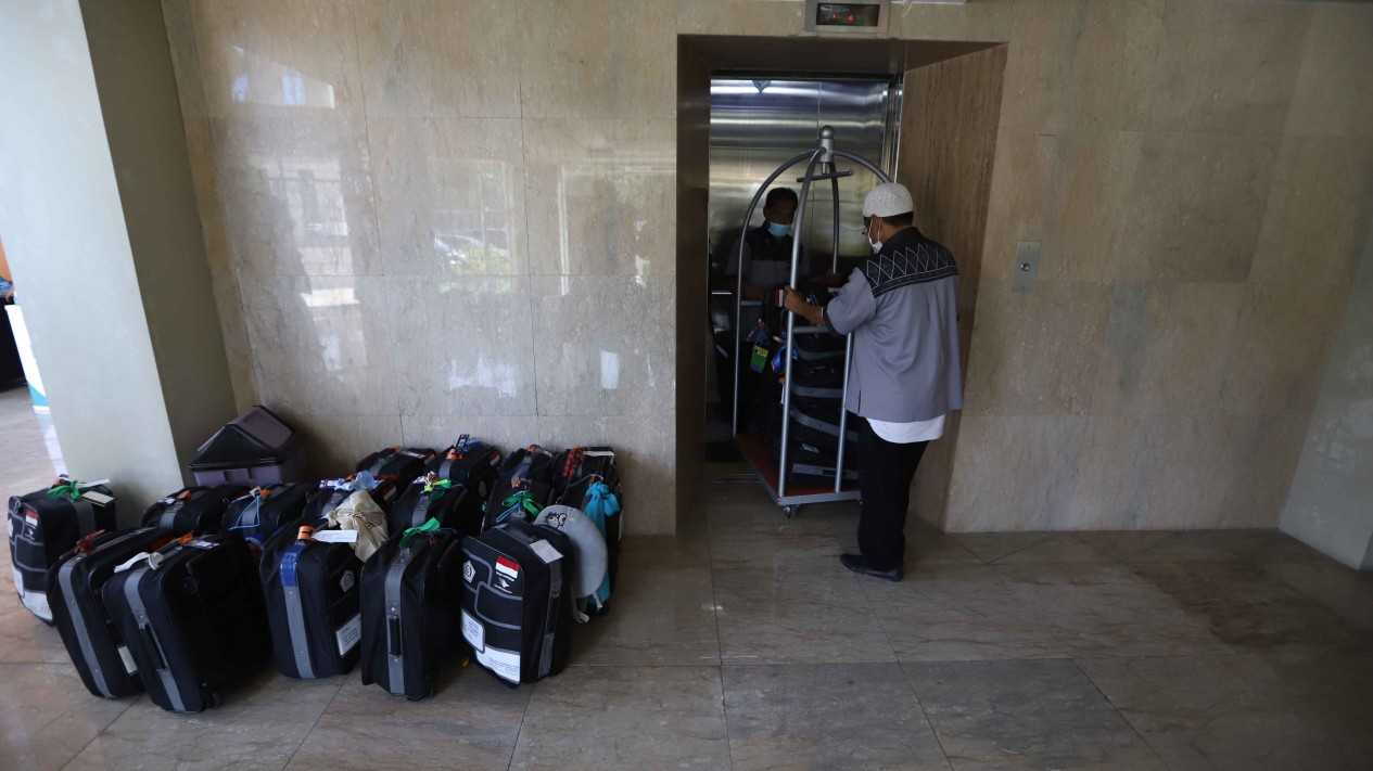 Calon Jamaah Haji Kloter Pertama Jakarta