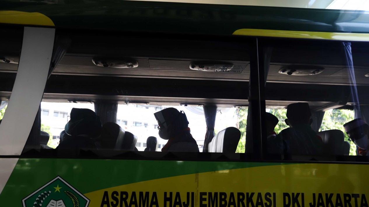 Calon Jamaah Haji Kloter Pertama Jakarta