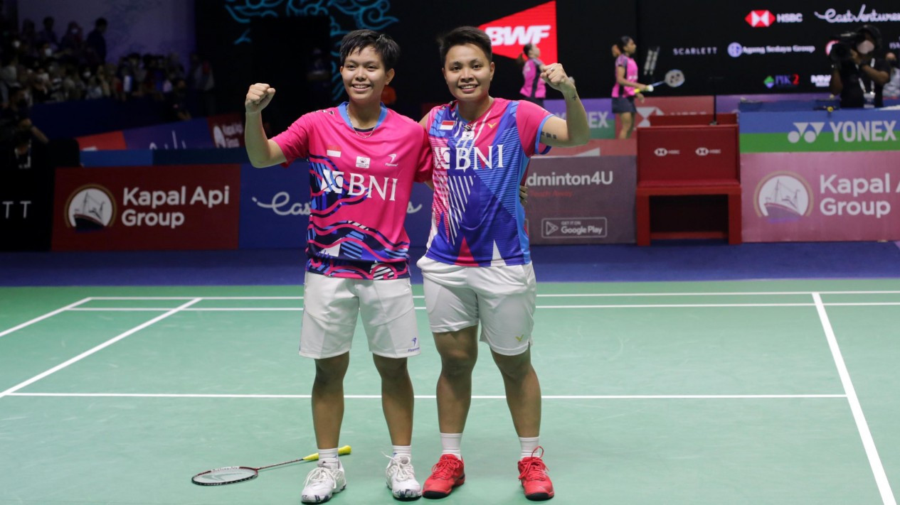 Apriyani Rahayu/Siti Fadia Kalahkan Wakil Jepang