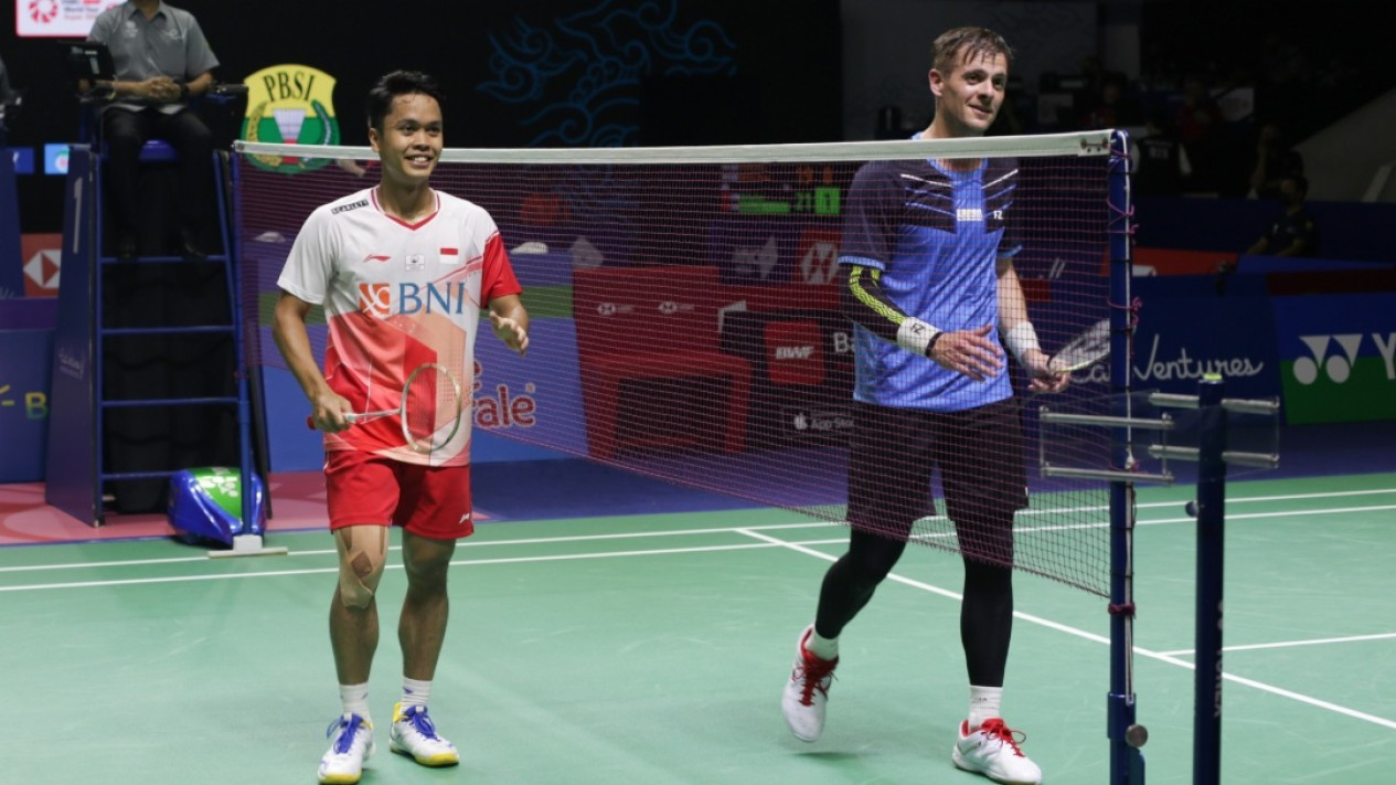 Anthony Ginting Tembus Perempat Final Indonesia Open