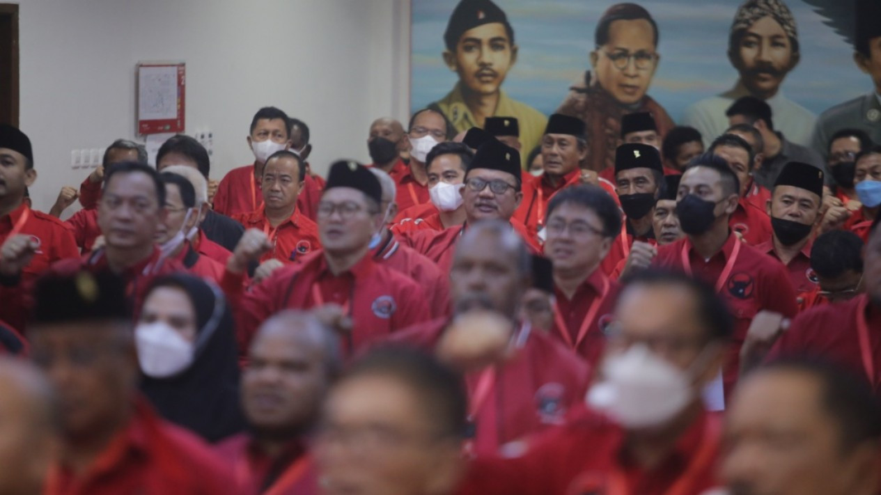 Potret Ganjar, Bobby dan Gibran di Sekolah Partai PDIP