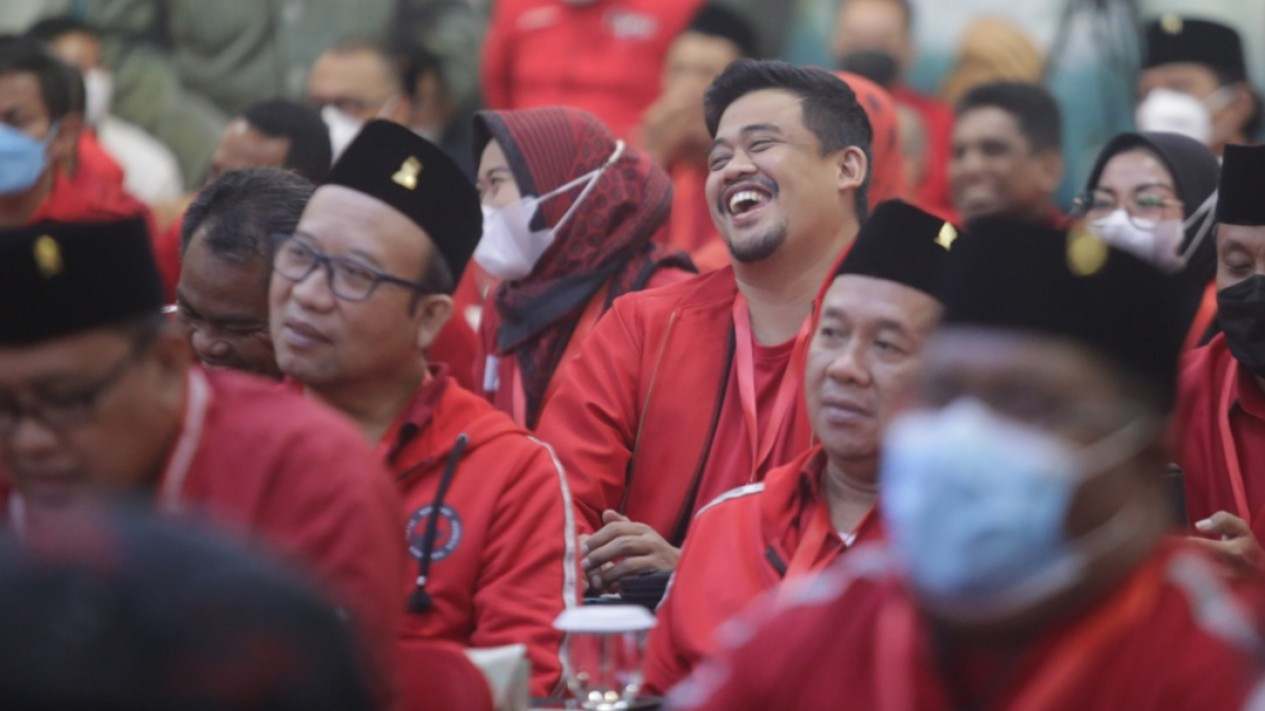 Potret Ganjar, Bobby dan Gibran di Sekolah Partai PDIP