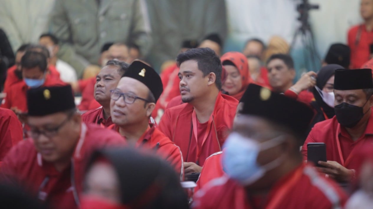 Potret Ganjar, Bobby dan Gibran di Sekolah Partai PDIP