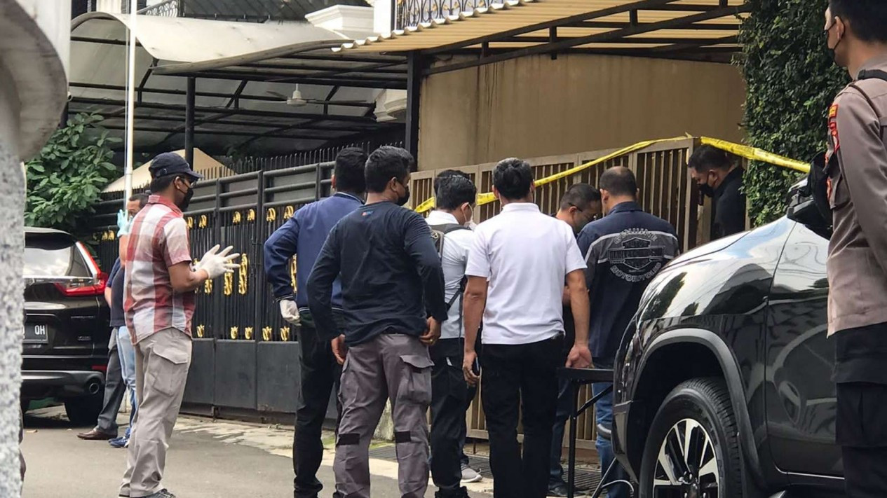 Polisi Gelar Prarekonstruksi di Rumah Irjen Ferdy Sambo