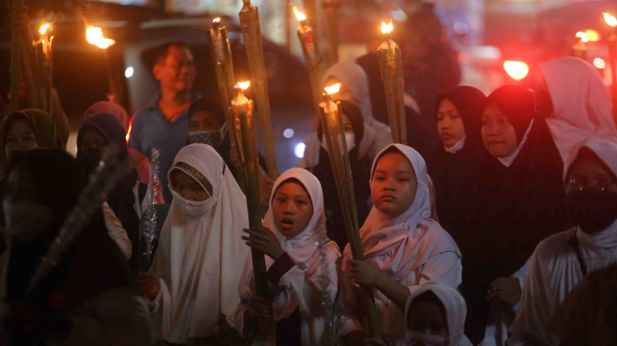 Pawai Obor Peringatan Tahun Baru Islam 1 Muharam 1444 H