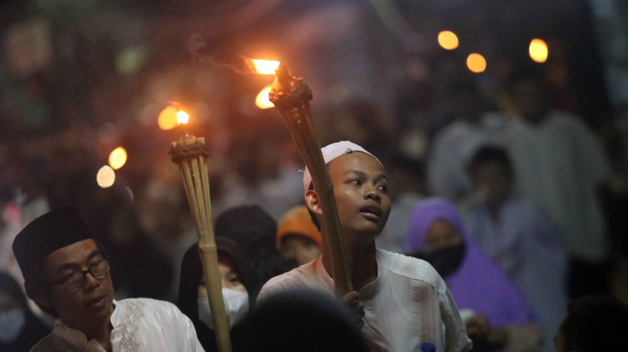 Pawai Obor Peringatan Tahun Baru Islam 1 Muharam 1444 H