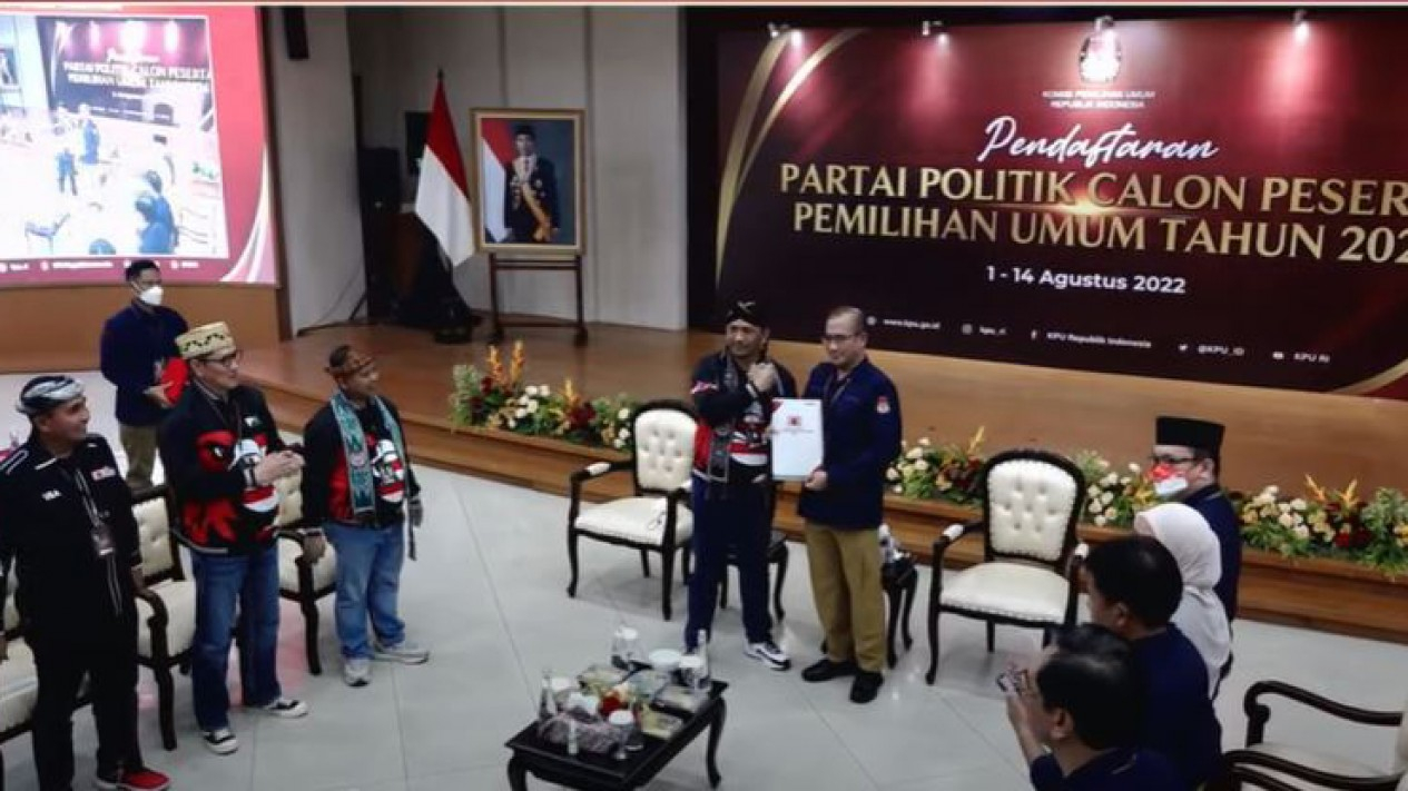 Pendaftaran Partai Kebangkitan Nusantara ke KPU RI