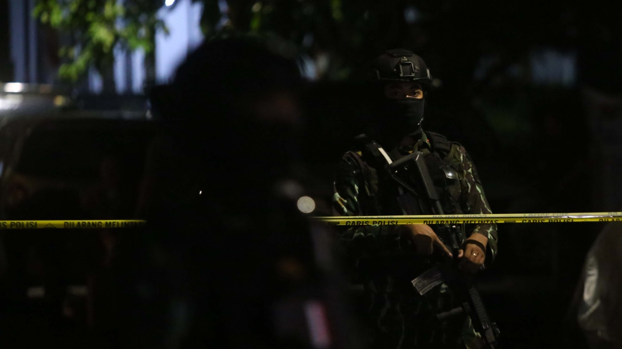 Brimob Berjaga di Rumah Ferdy Sambo