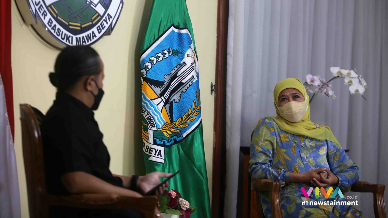 Wawancara Khusus VIVA dengan Gubernur Jatim Khofifah