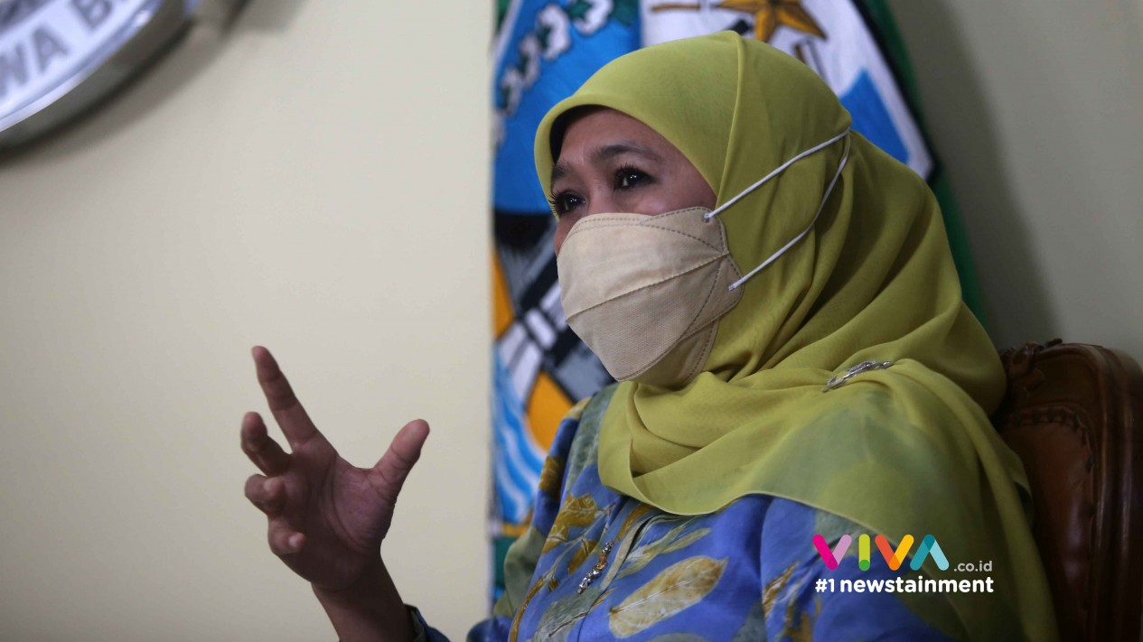 Wawancara Khusus VIVA dengan Gubernur Jatim Khofifah