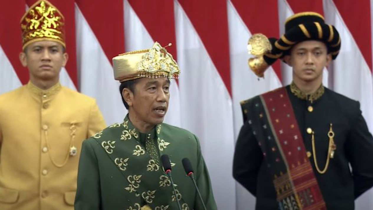 Pidato Presiden Joko Widodo di Sidang Tahunan MPR 2022