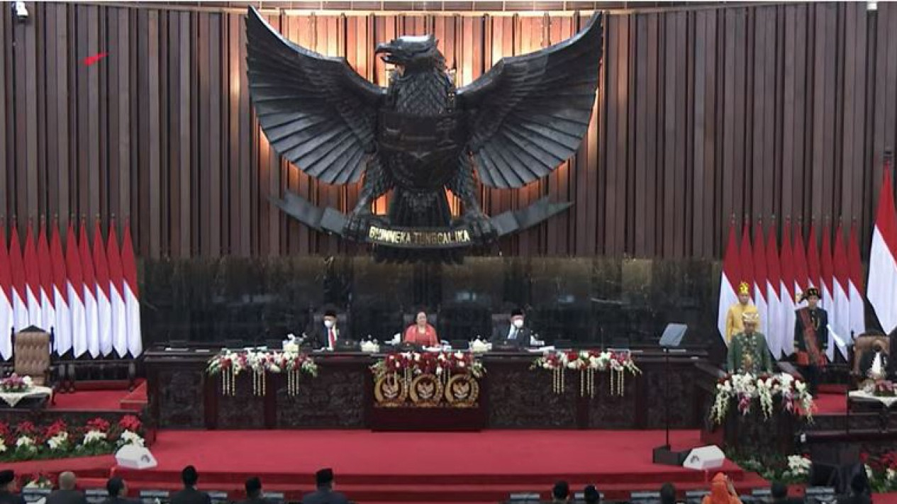Pidato Presiden Joko Widodo di Sidang Tahunan MPR 2022