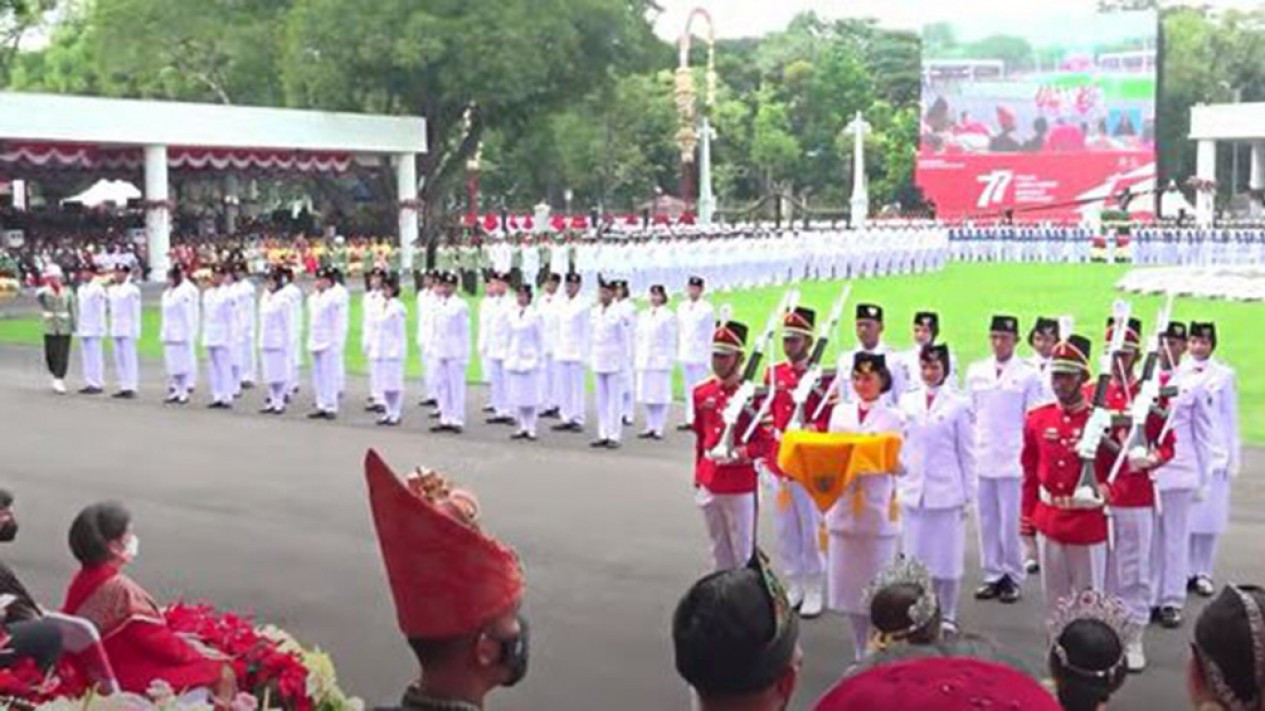 Upacara Bendara 17 Agustus di Istana Negara