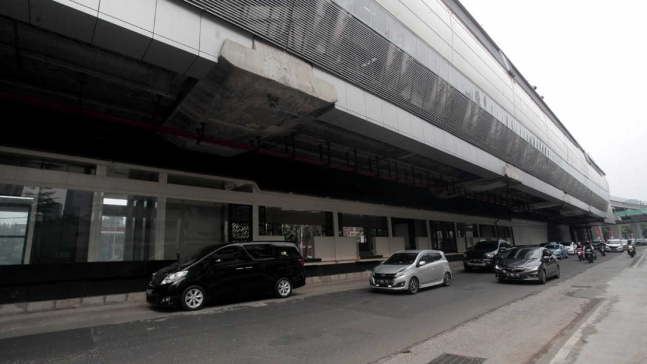 Progres Pembangunan LRT Jakarta