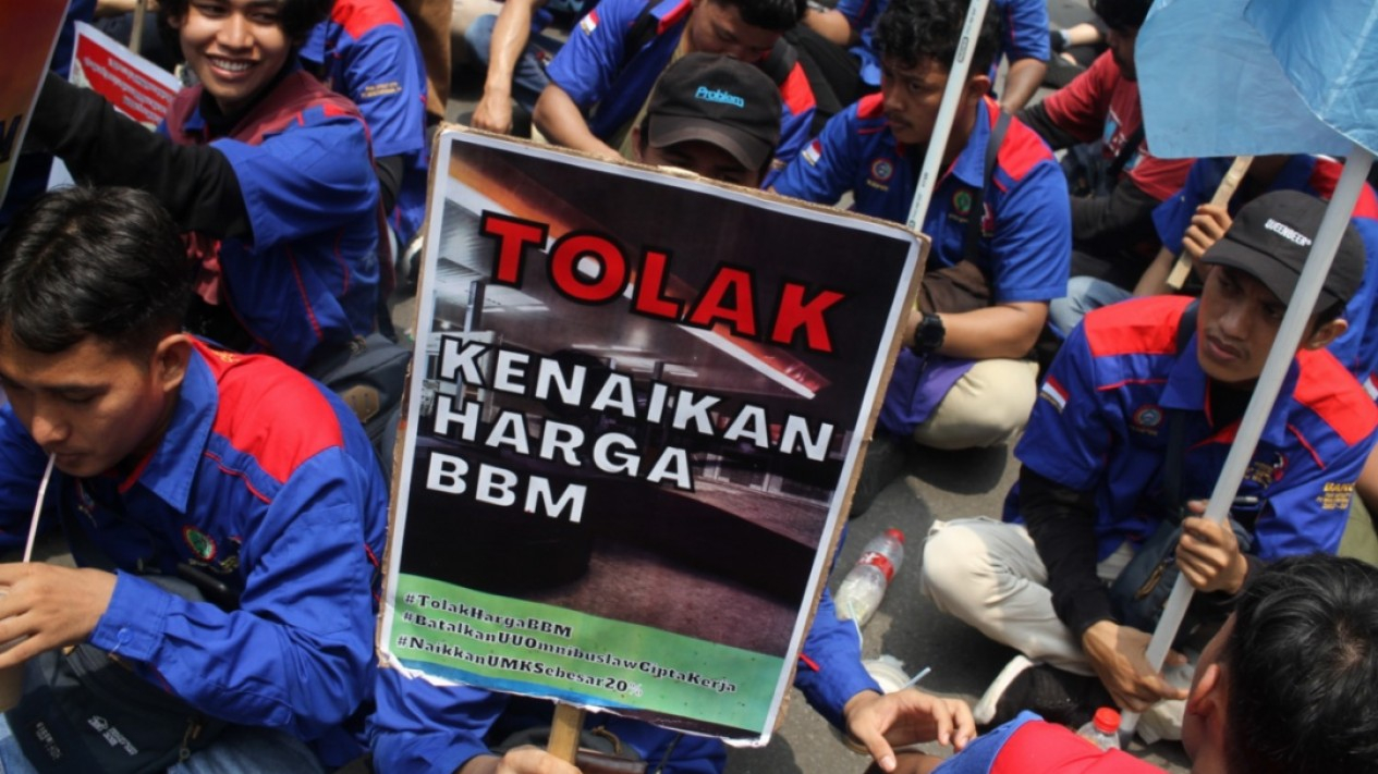 Demo Tolak Kenaikan Harga BBM Bersubsidi