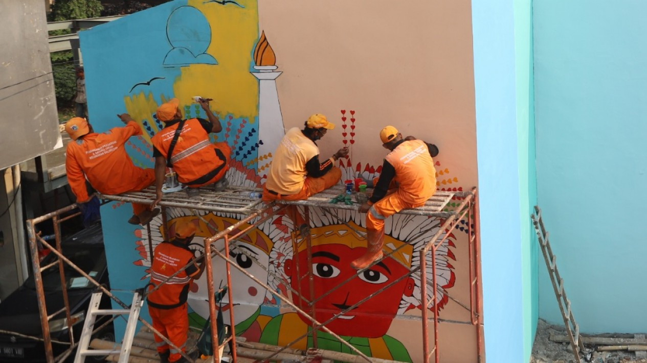 Seni Mural di Kampung Gembira Gembrong