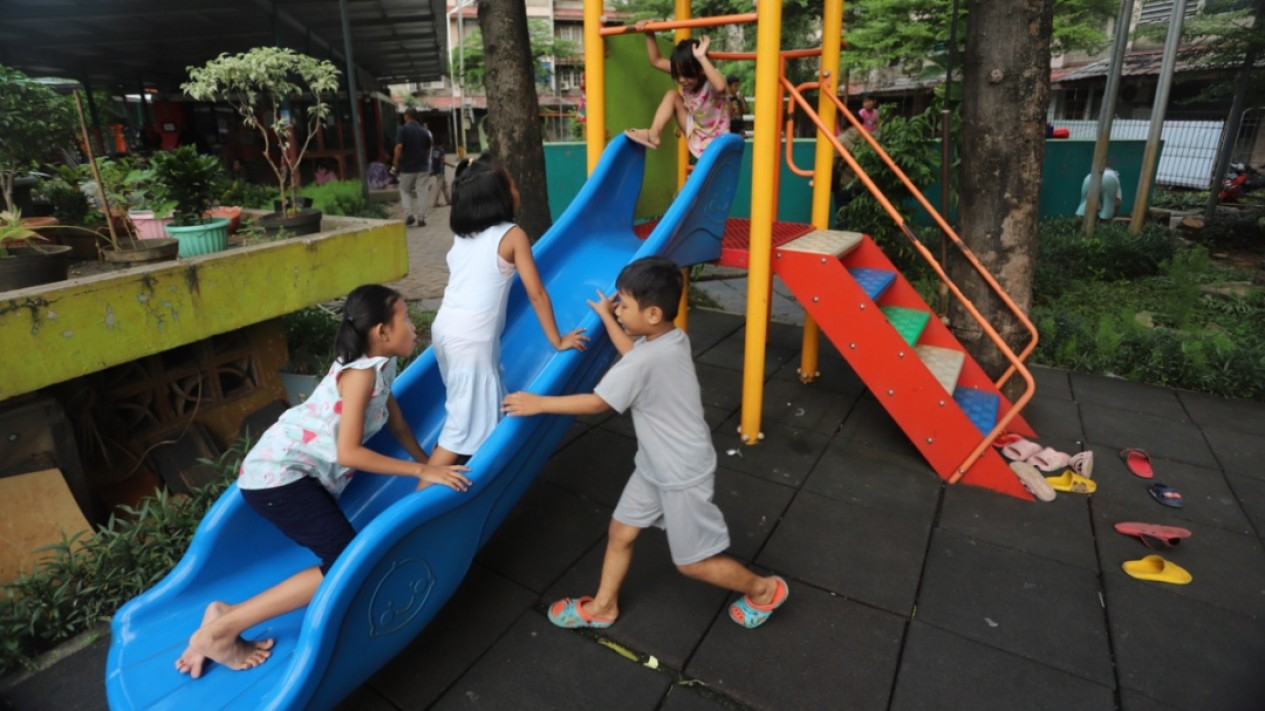Taman Bermain di RPTRA Jakarta