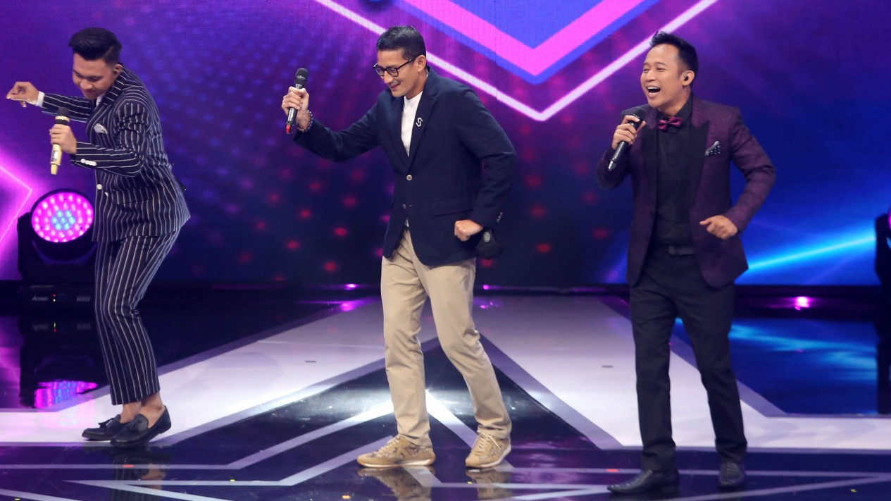 Menparekraf Sandiaga Uno Berjoget di Koplo Superstar