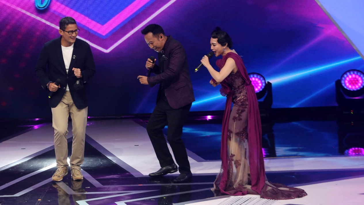 Menparekraf Sandiaga Uno Berjoget di Koplo Superstar