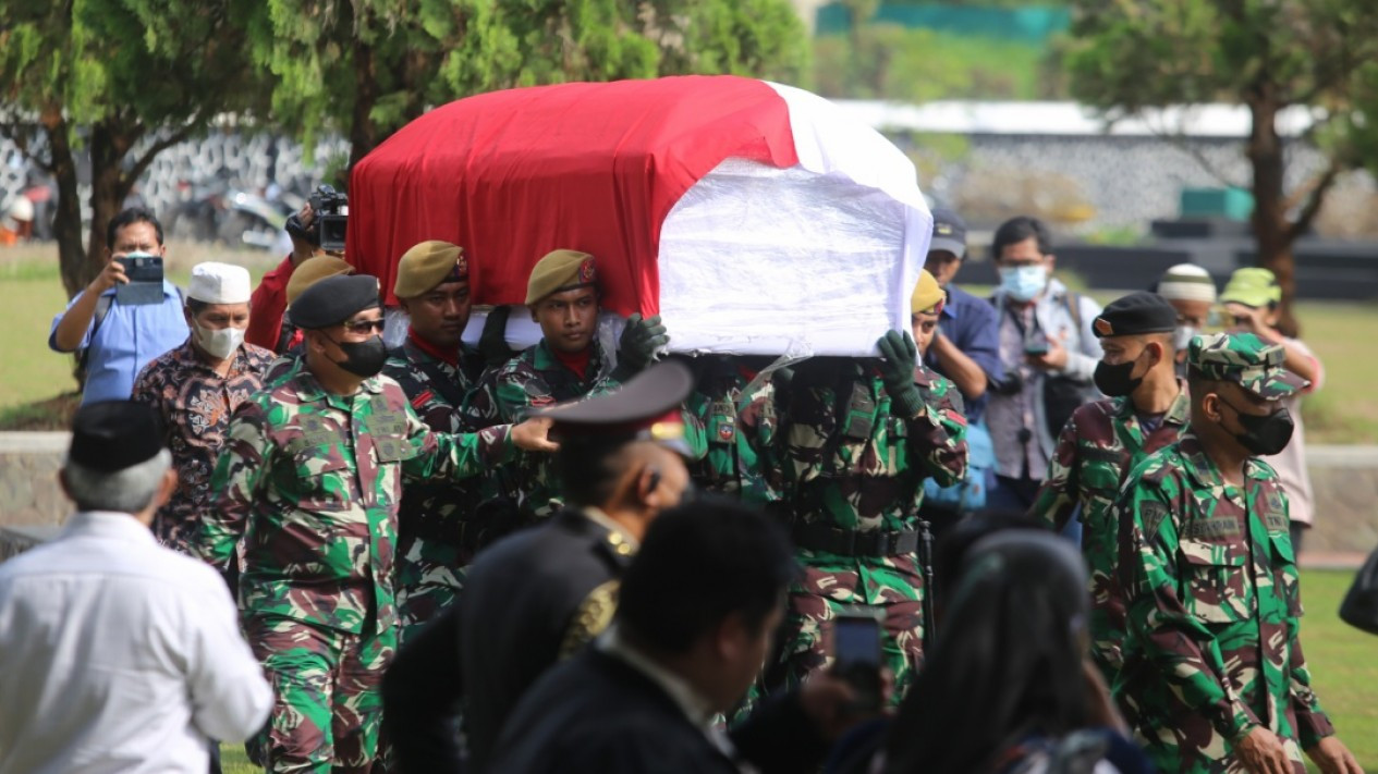 Pemakaman Azyumardi Azra di TMP Kalibata