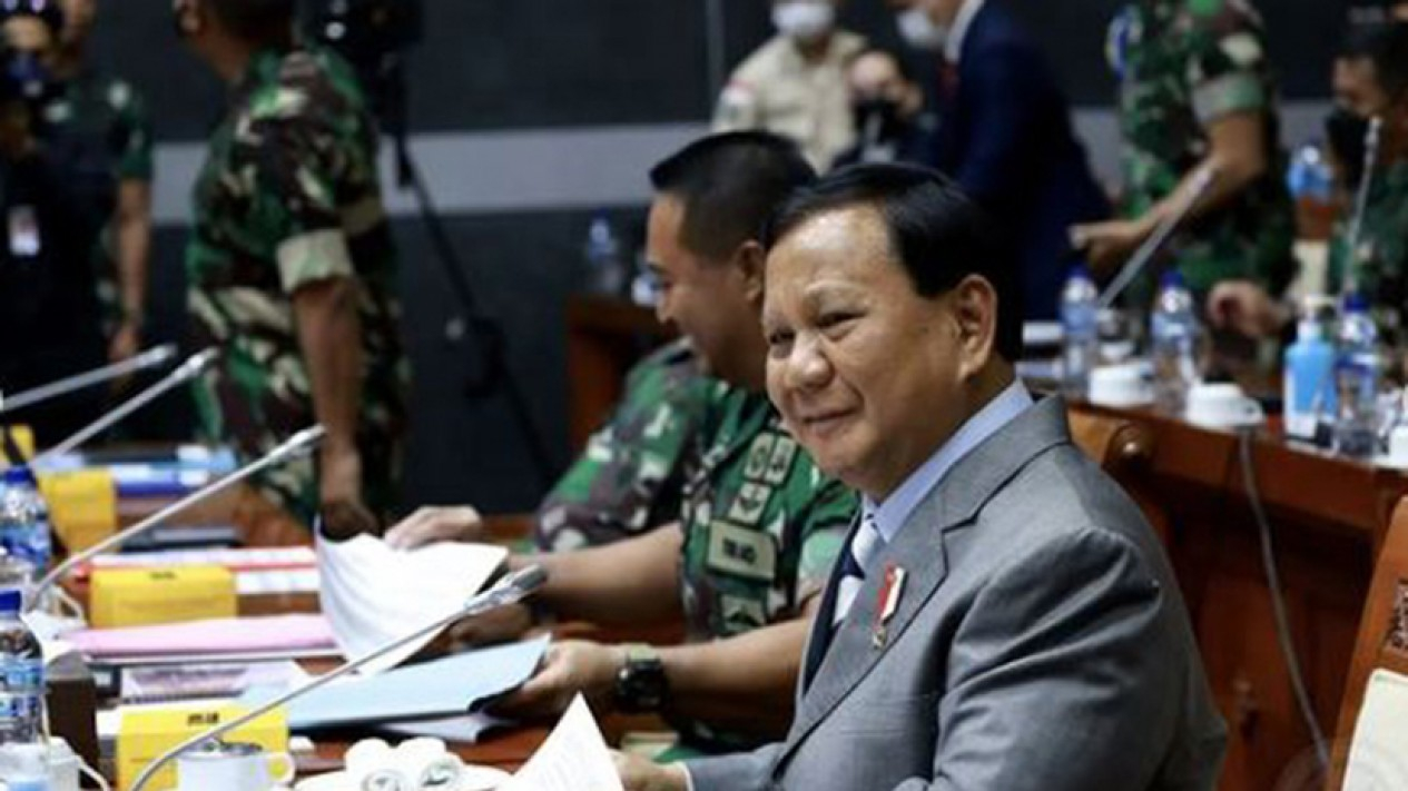 Kompaknya Panglima TNI Andika dengan KSAD Dudung di DPR RI