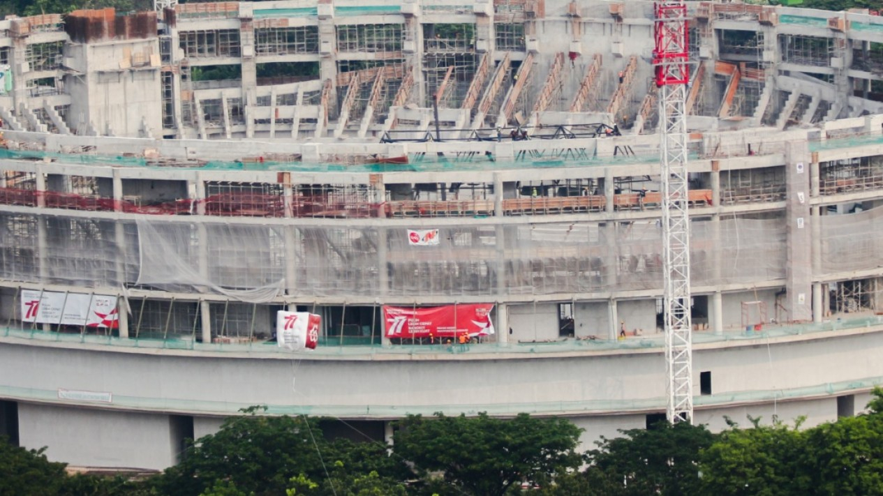 Progres Pembangunan Venue Piala Dunia Basket 2023
