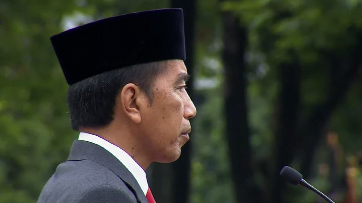 Perayaan HUT TNI ke-77 di Istana Merdeka Jakarta