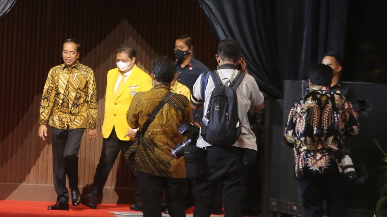 Presiden Jokowi Hadiri HUT Golkar ke-58