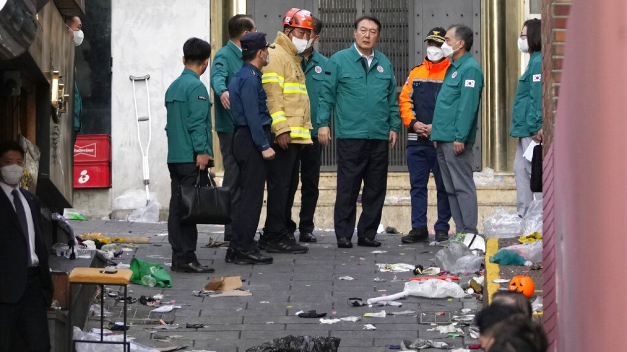 Melihat Sempitnya TKP Gang di Tragedi Halloween Itaewon