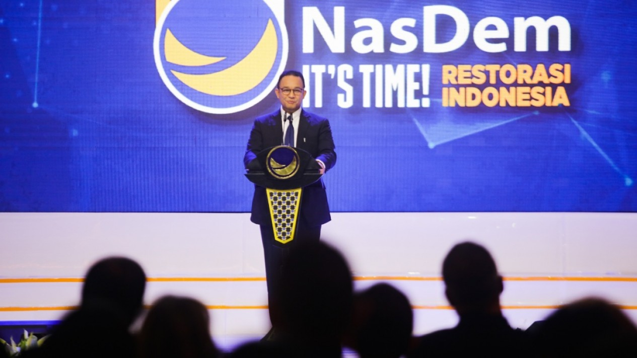 Anies Baswesdan Hadiri HUT Nasdem ke-11