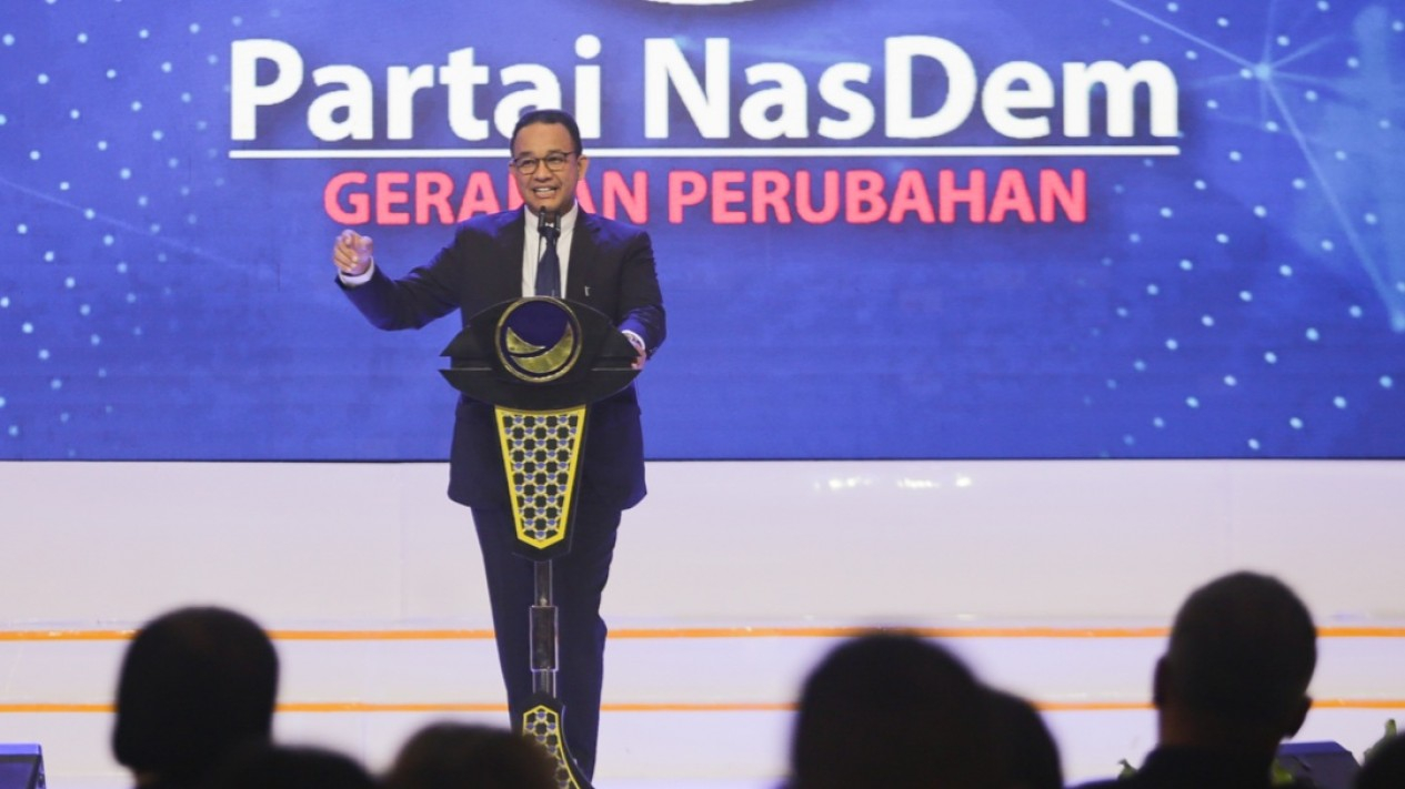 Anies Baswesdan Hadiri HUT Nasdem ke-11
