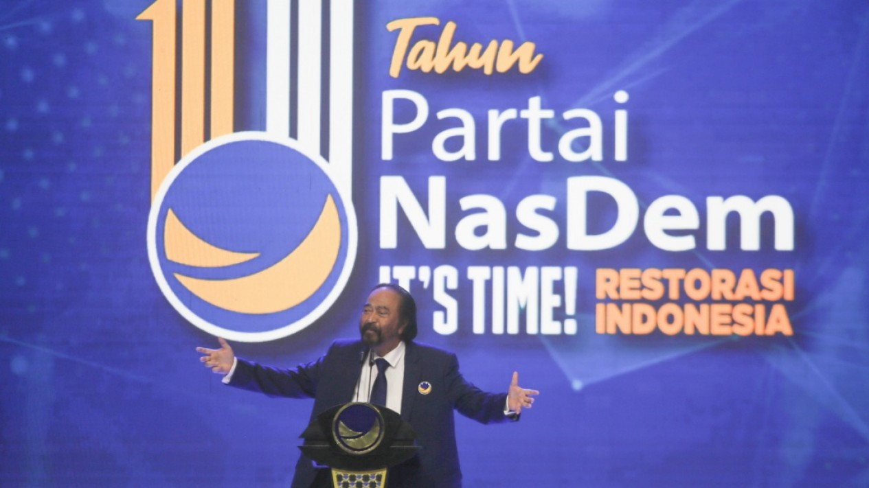 Anies Baswesdan Hadiri HUT Nasdem ke-11