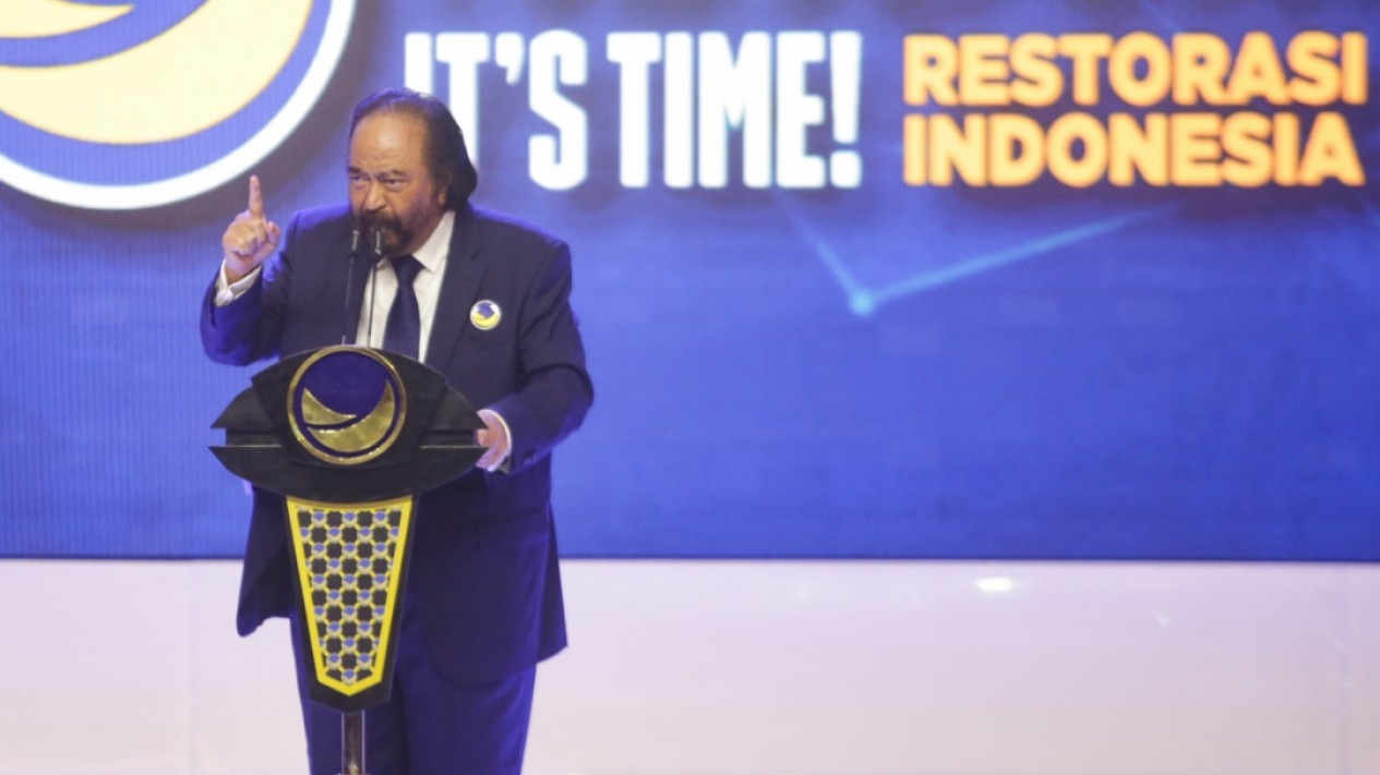 Anies Baswesdan Hadiri HUT Nasdem ke-11